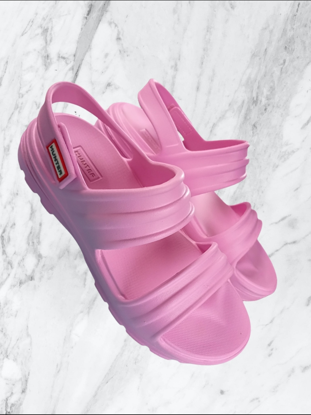Hunter Bloom Algae Foam Sandals for Women -Pink Fizz 10 (UK8 / EU 42) - Picture 2 of 7